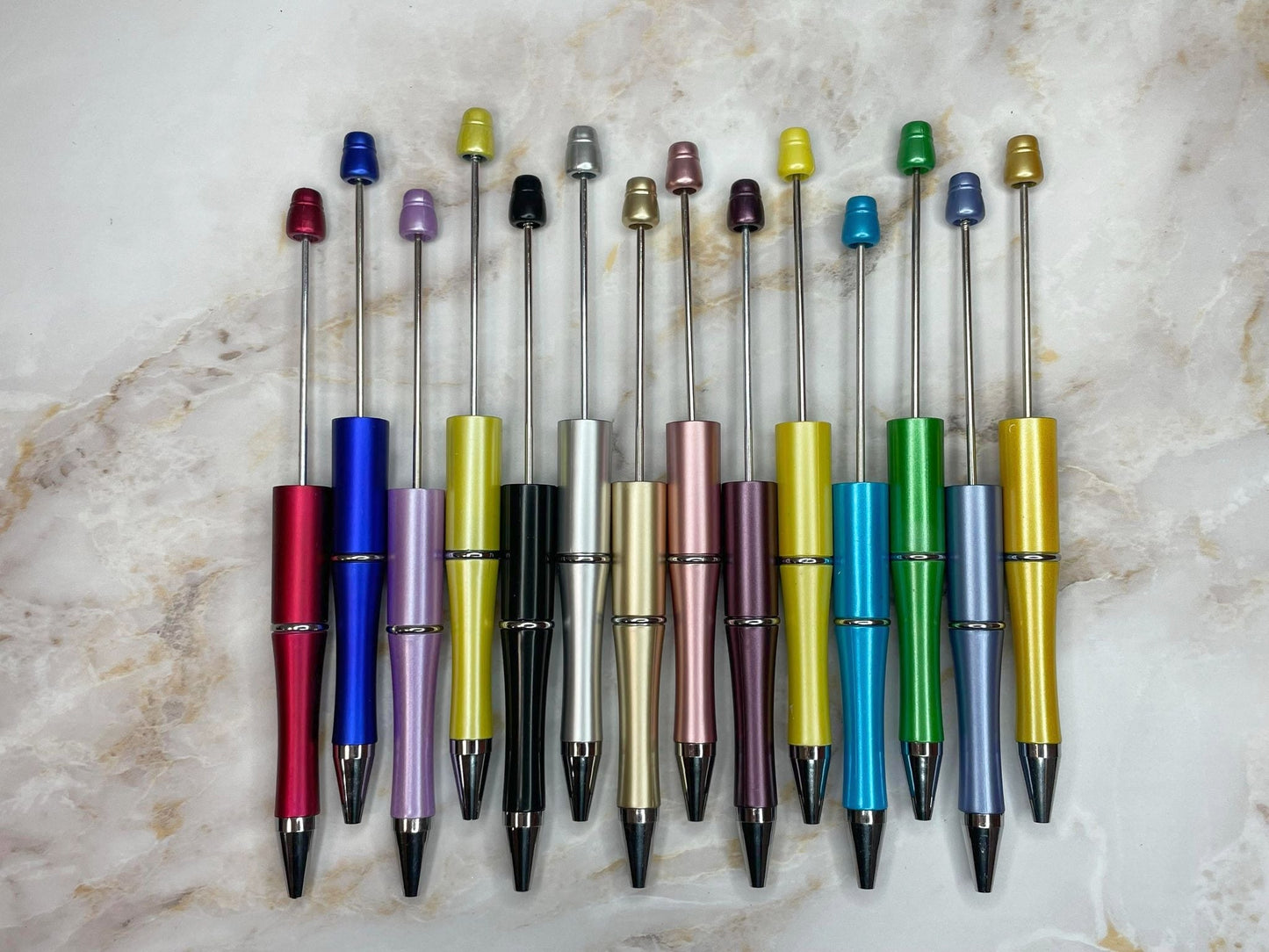 BEADABLE PLASTIC PEN - SOLID