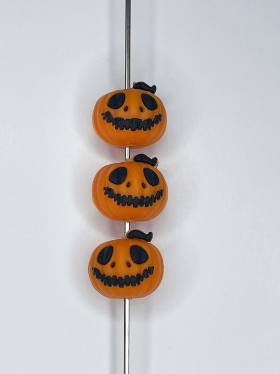 3D JACK O LANTERN SILICONE FOCAL B68 (1ct)