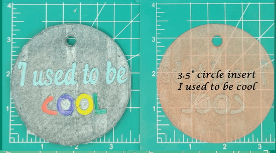 3.5" Circle Inserts - Quotes and Sayings - Silicone Freshie Mold