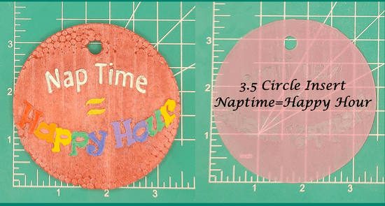 3.5" Circle Inserts - Quotes and Sayings - Silicone Freshie Mold