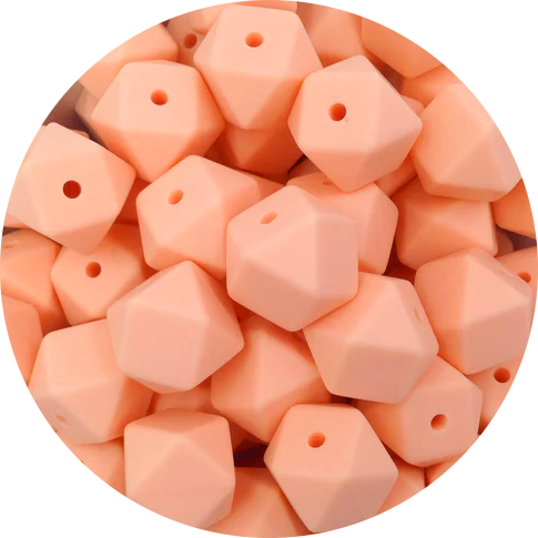 14mm Hexagon Peachy #58
