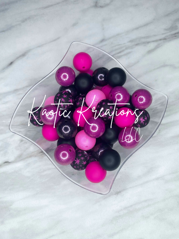 *KAELANN'S KREATION* 15MM SILICONE BEAD MIX #148 (24ct)