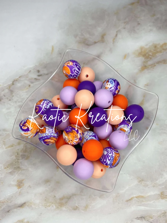 *KAELANN'S KREATION* 15MM SILICONE BEAD MIX #135 (24ct)