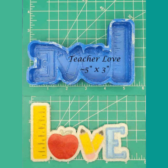 Teacher Love - Silicone Freshie Mold