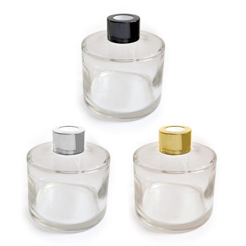 Elara - Clear Glass Diffuser Bottle w/ Metal Cap