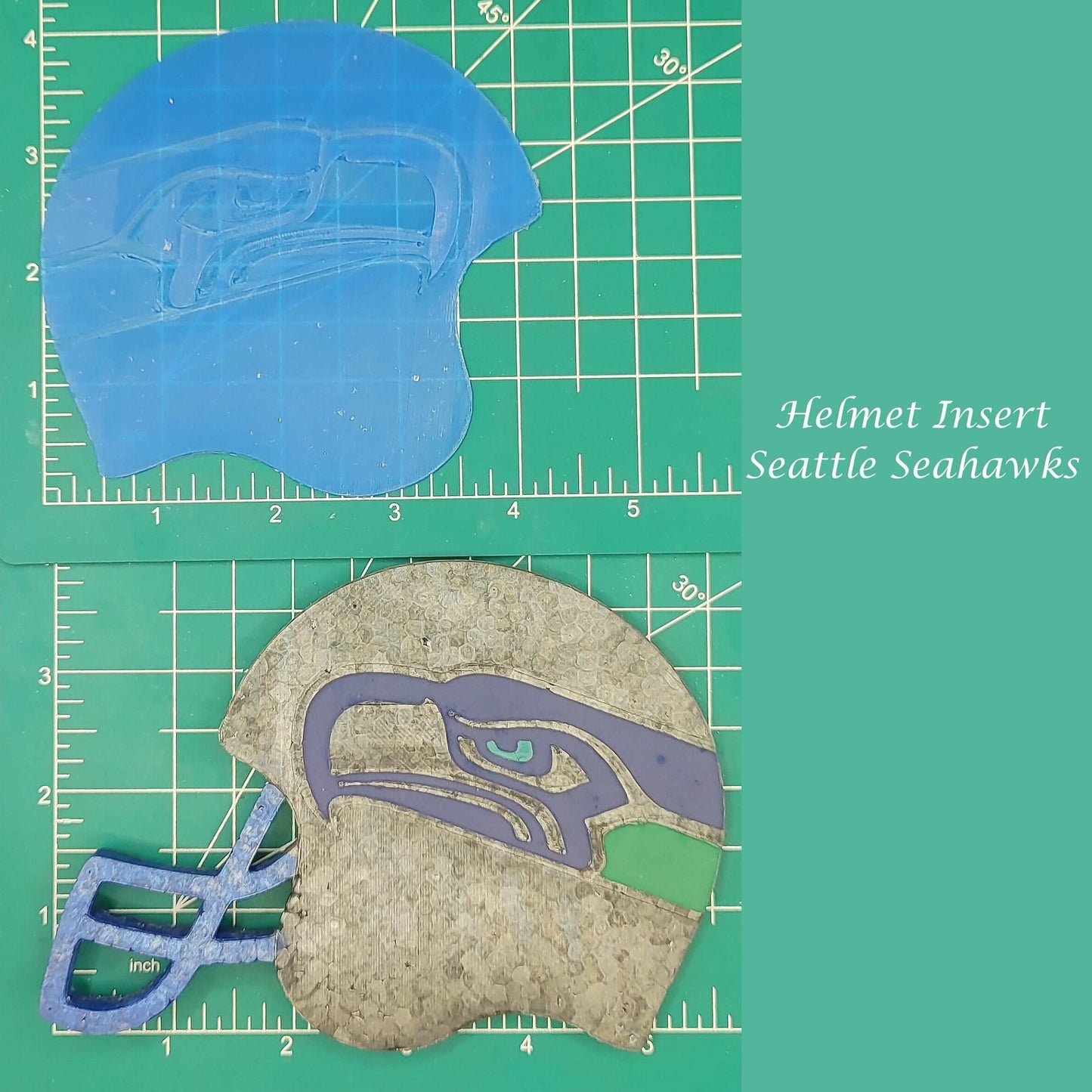 Football Helmet Inserts - Silicone Freshie Mold