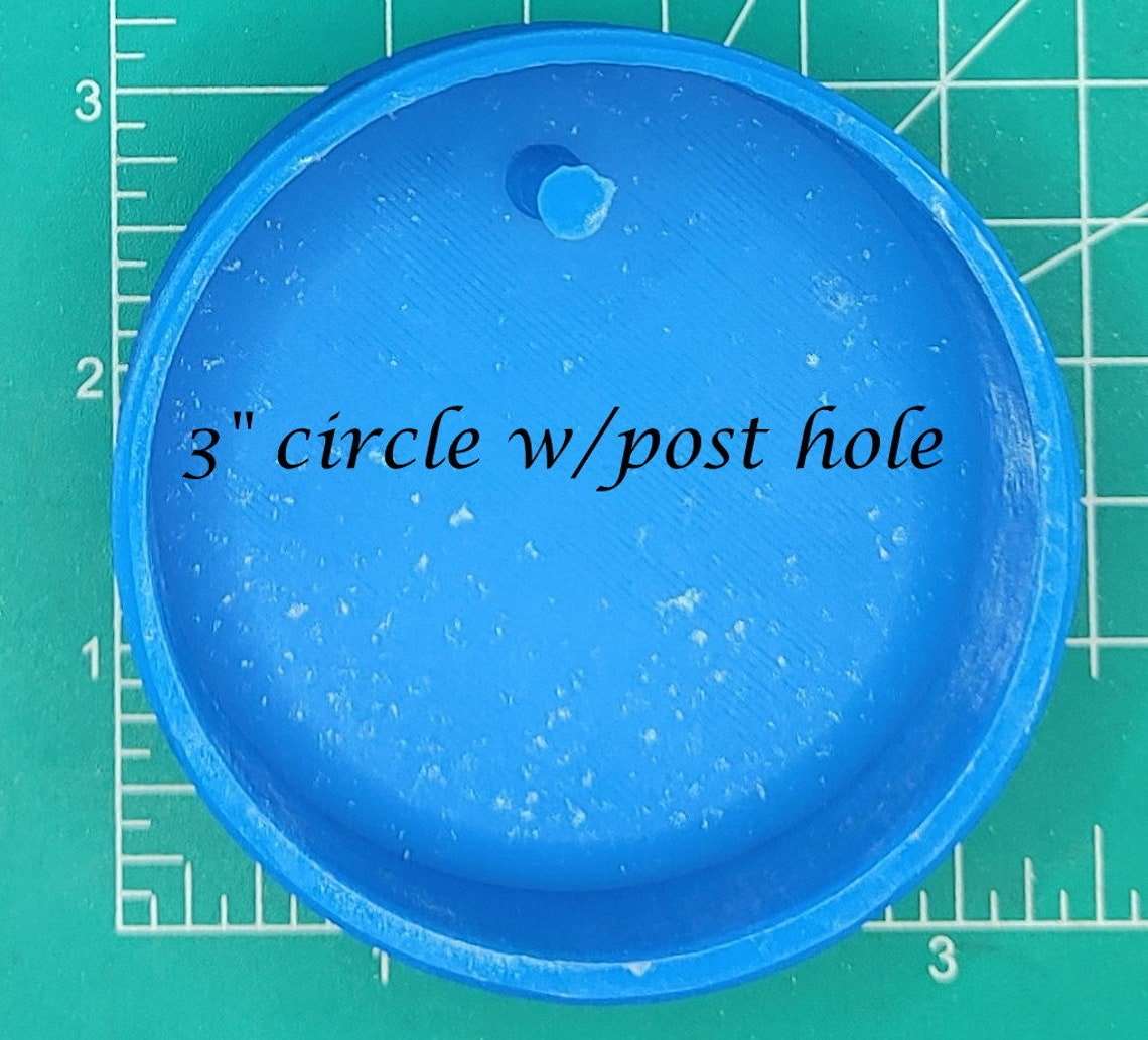 3" Circle Tray - Silicone Freshie Mold