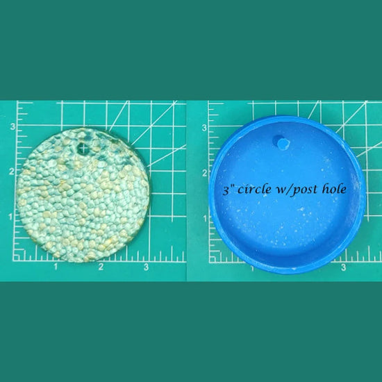 3" Circle Tray - Silicone Freshie Mold