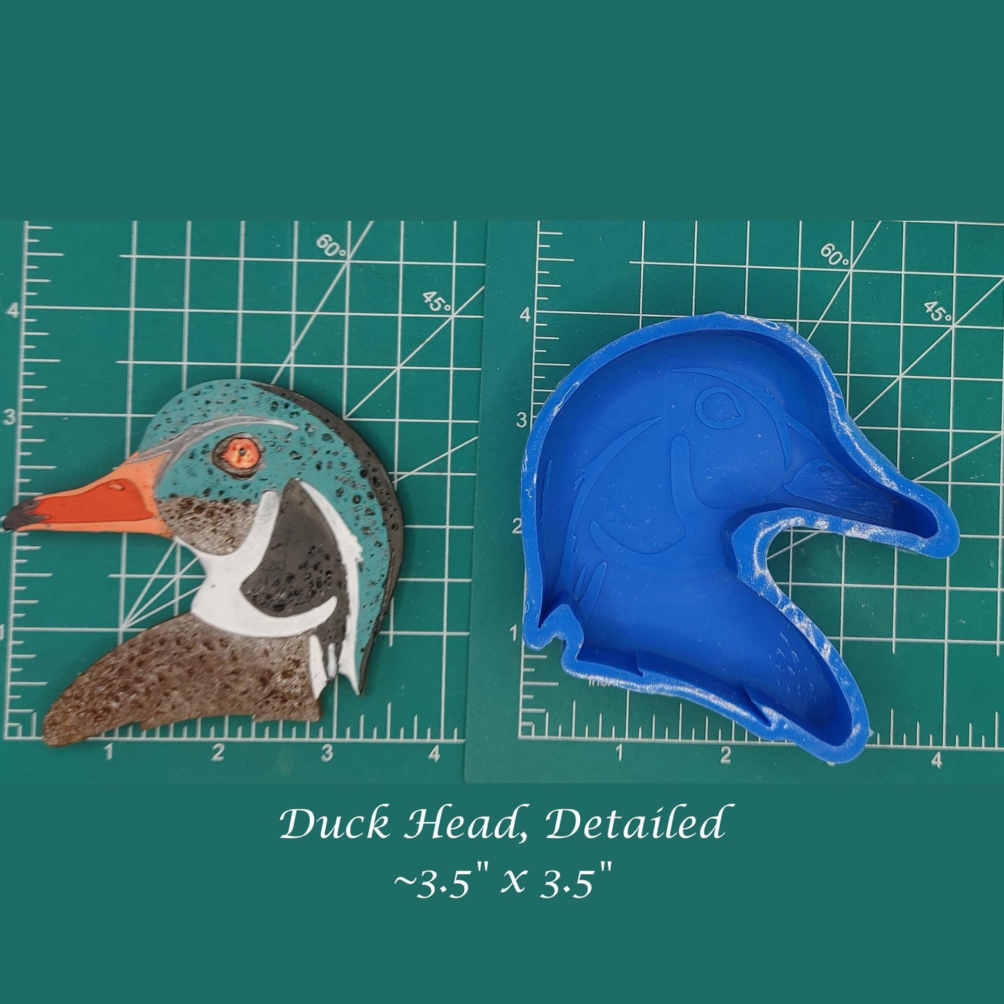 Mallard Duck Head - Silicone Freshie Mold
