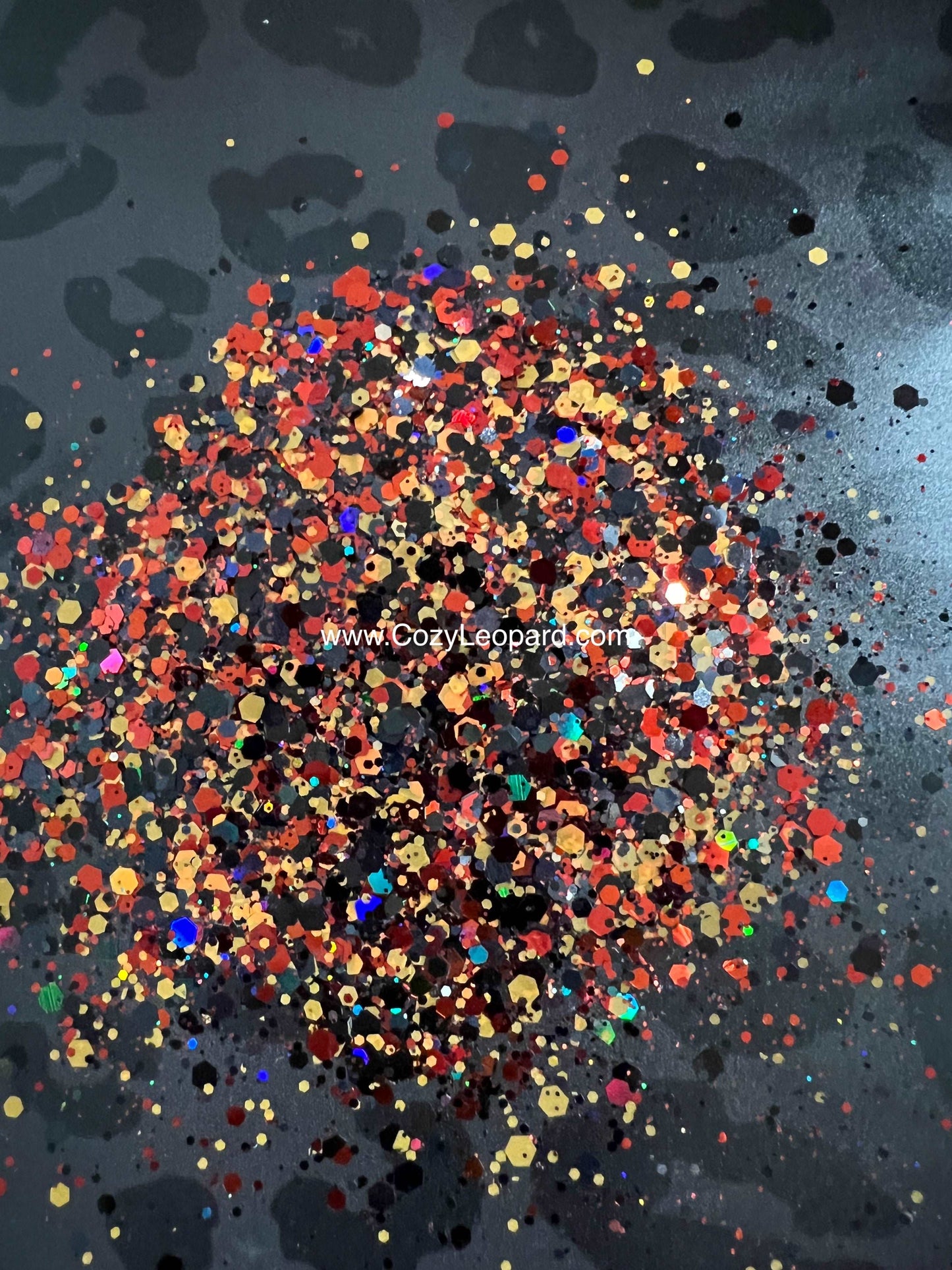 Blazing Bonfire Chunky Mixed Glitter