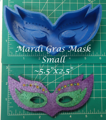 Mardi Gras Smiley - Silicone freshie mold