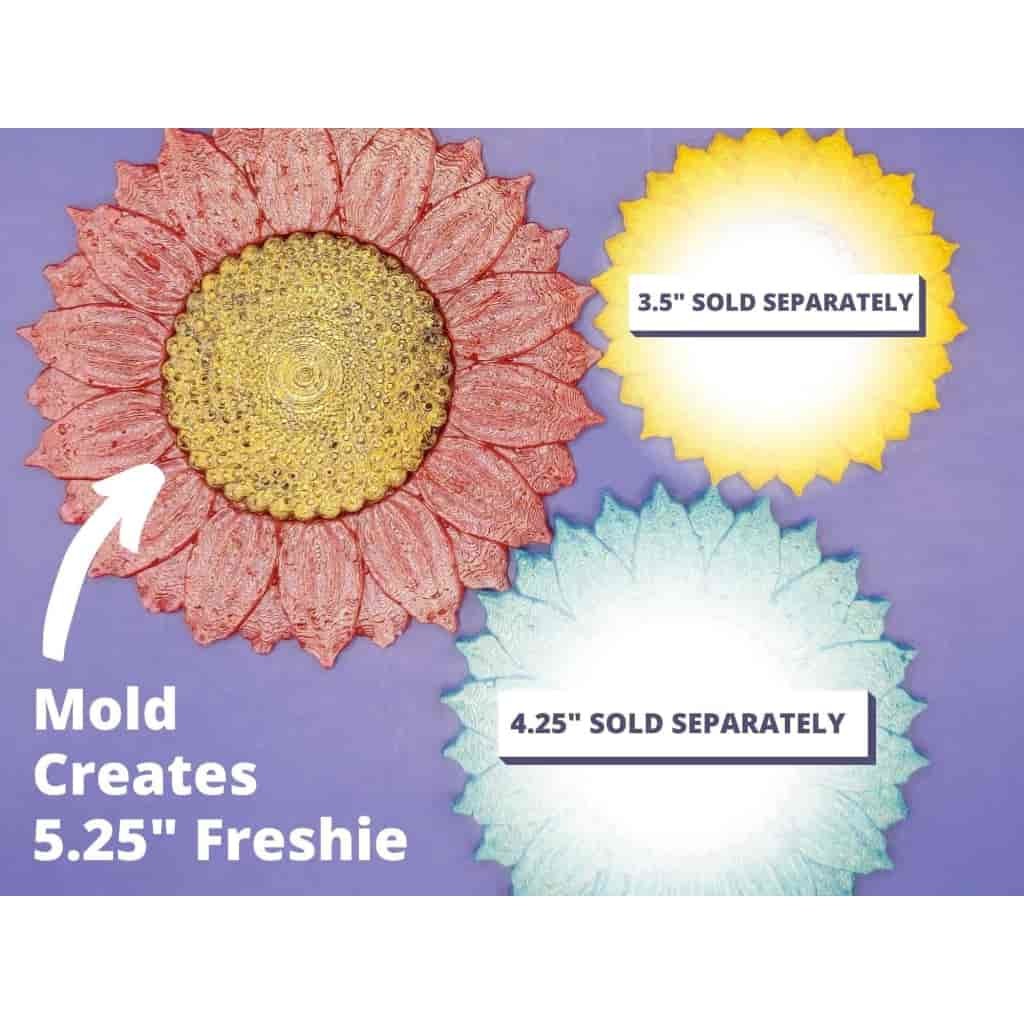 Sunflower 5.25" - Silicone Freshie Mold