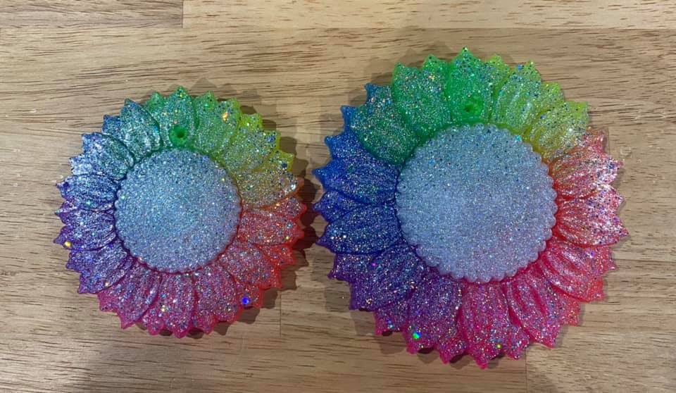 Sunflower 3.5" - Silicone Freshie Mold