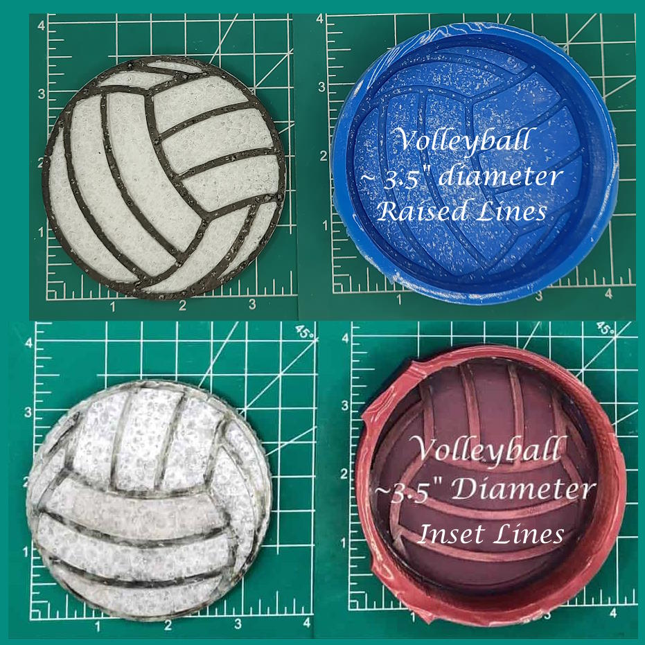 Volleyball - Silicone Freshie Mold