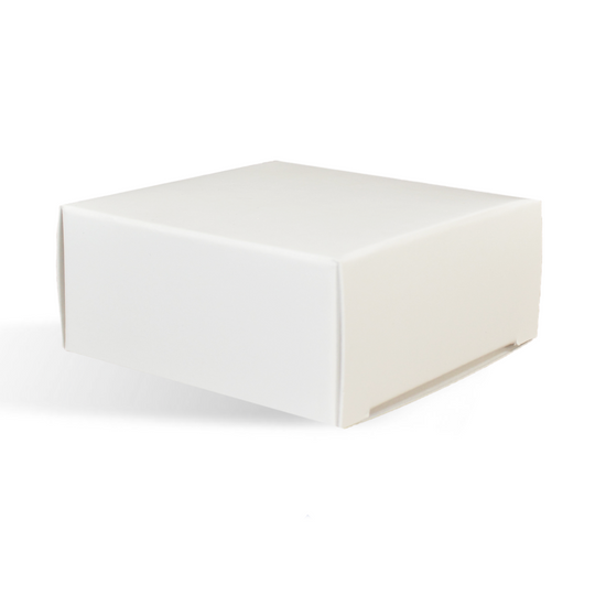 Square Soap Box - White w/ No Window