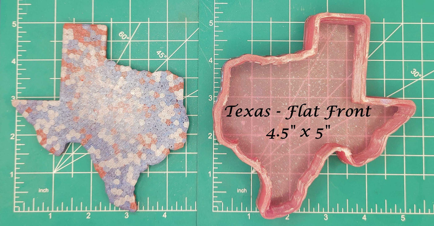 Texas Inserts - Silicone Freshie Mold - Silicone Mold