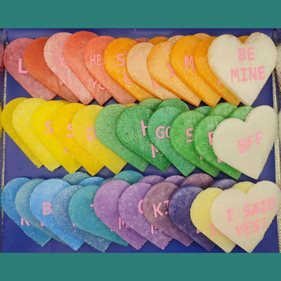 4" Heart Inserts - Silicone Freshie Molds - Silicone Mold
