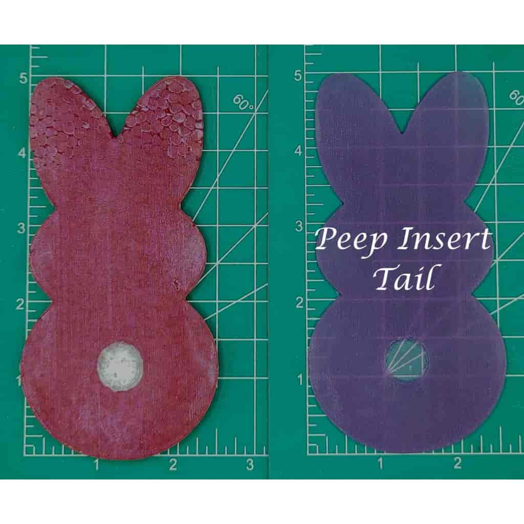 Peep Bunny Inserts - Silicone Freshie Mold