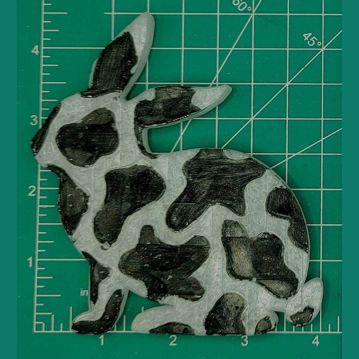 Easter Bunny Side Profile Inserts - Silicone Freshie Mold