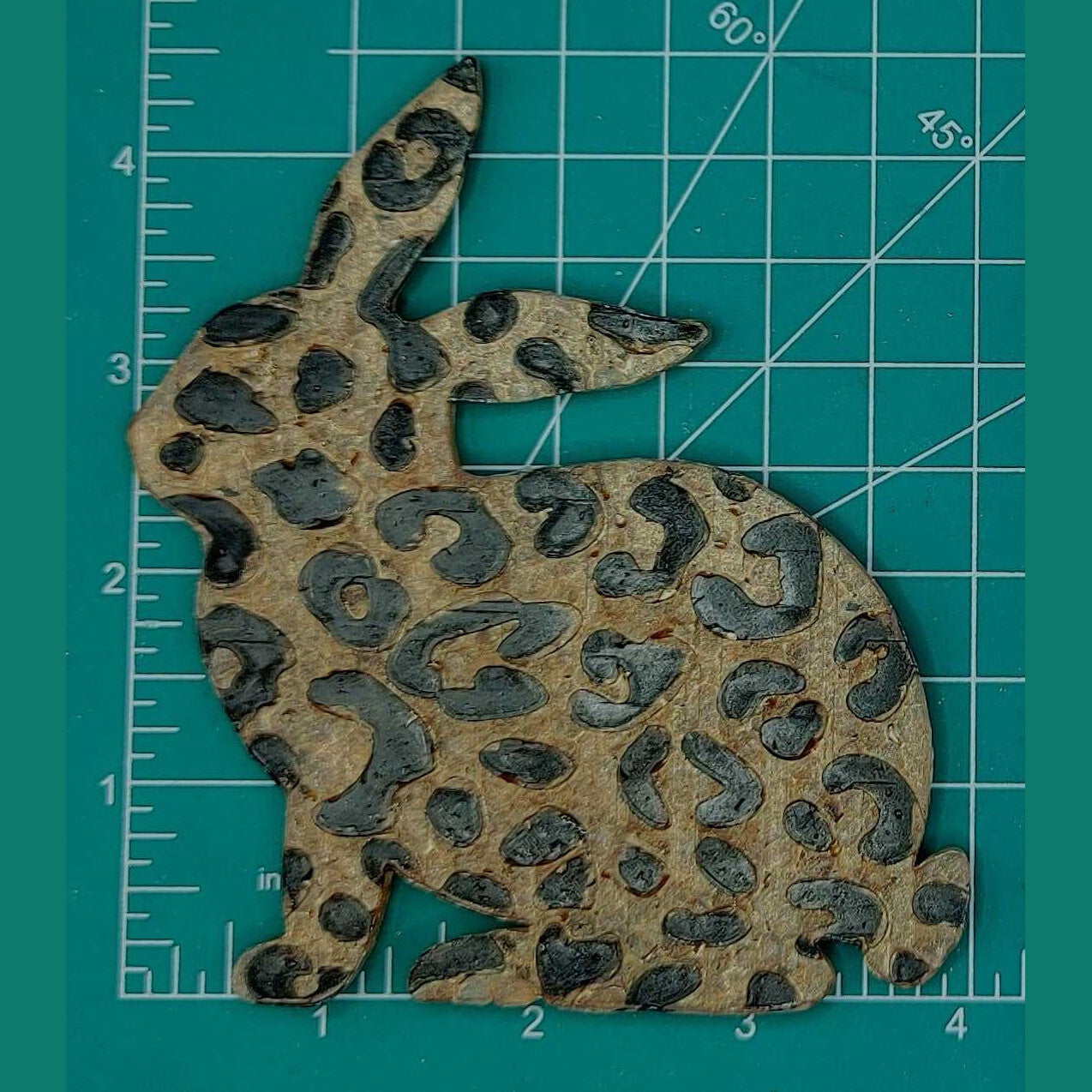 Easter Bunny Side Profile Inserts - Silicone Freshie Mold