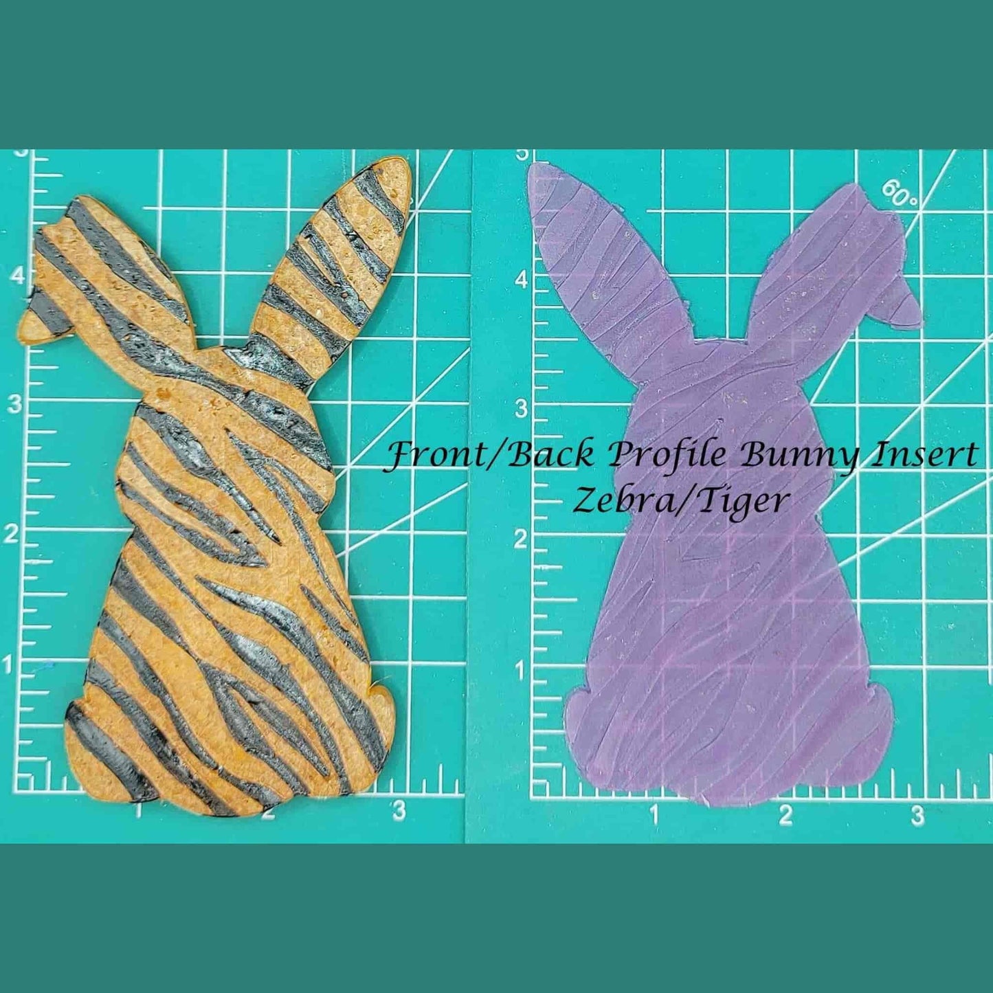 Bunny Silhouette Inserts- Silicone Freshie Mold