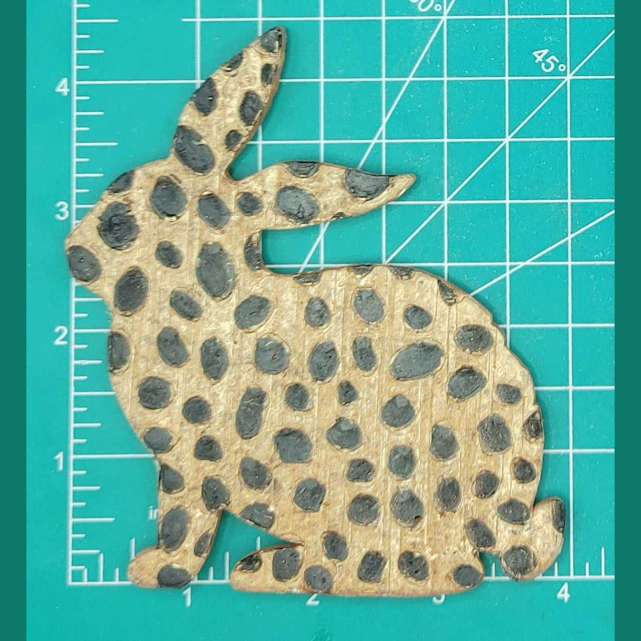 Easter Bunny Side Profile Inserts - Silicone Freshie Mold