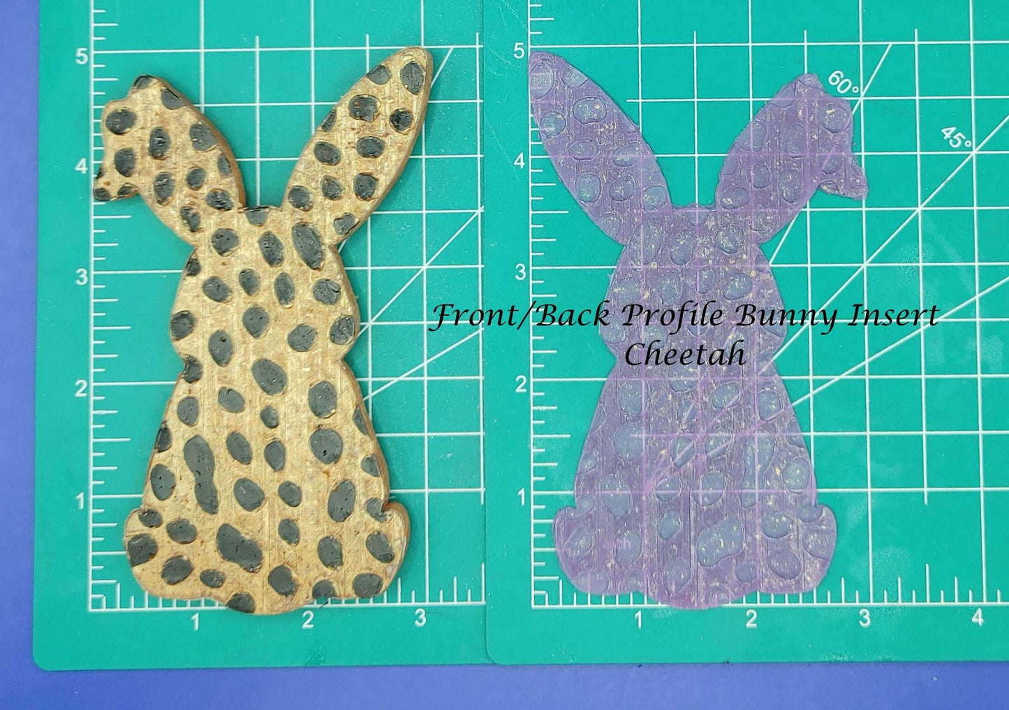 Bunny Silhouette Inserts- Silicone Freshie Mold