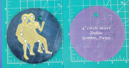 Zodiac Inserts for 4" Circle molds - Silicone Freshie Molds