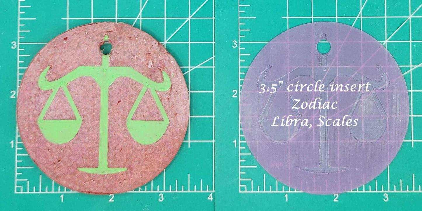 Zodiac Inserts for 3.5" Circle Molds