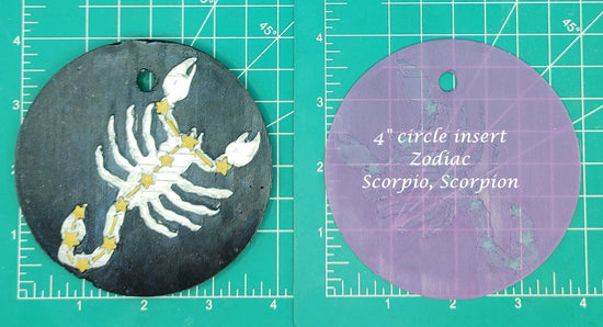 Zodiac Inserts for 4" Circle molds - Silicone Freshie Molds