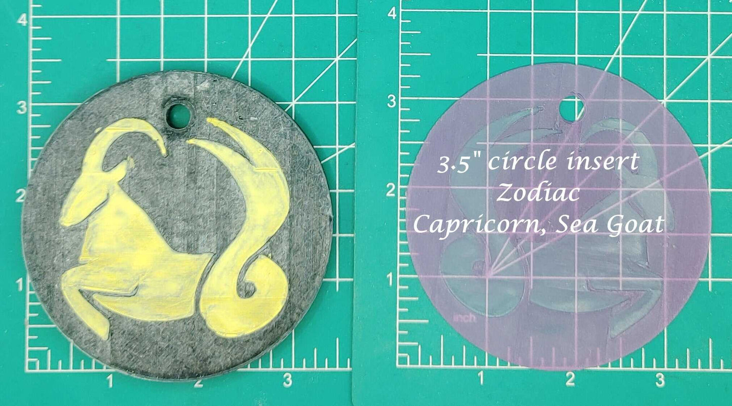 Zodiac Inserts for 3.5" Circle Molds