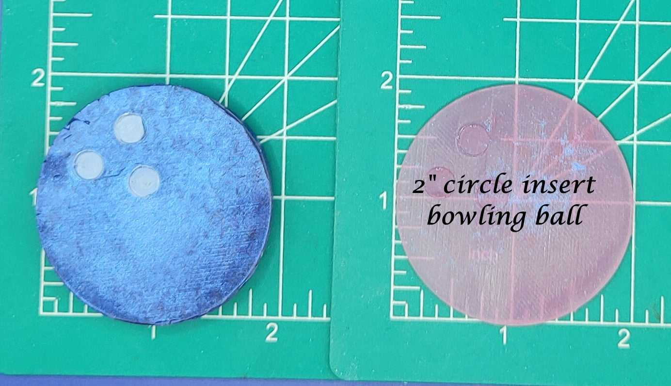 2" Circle Inserts - Silicone Freshie Mold