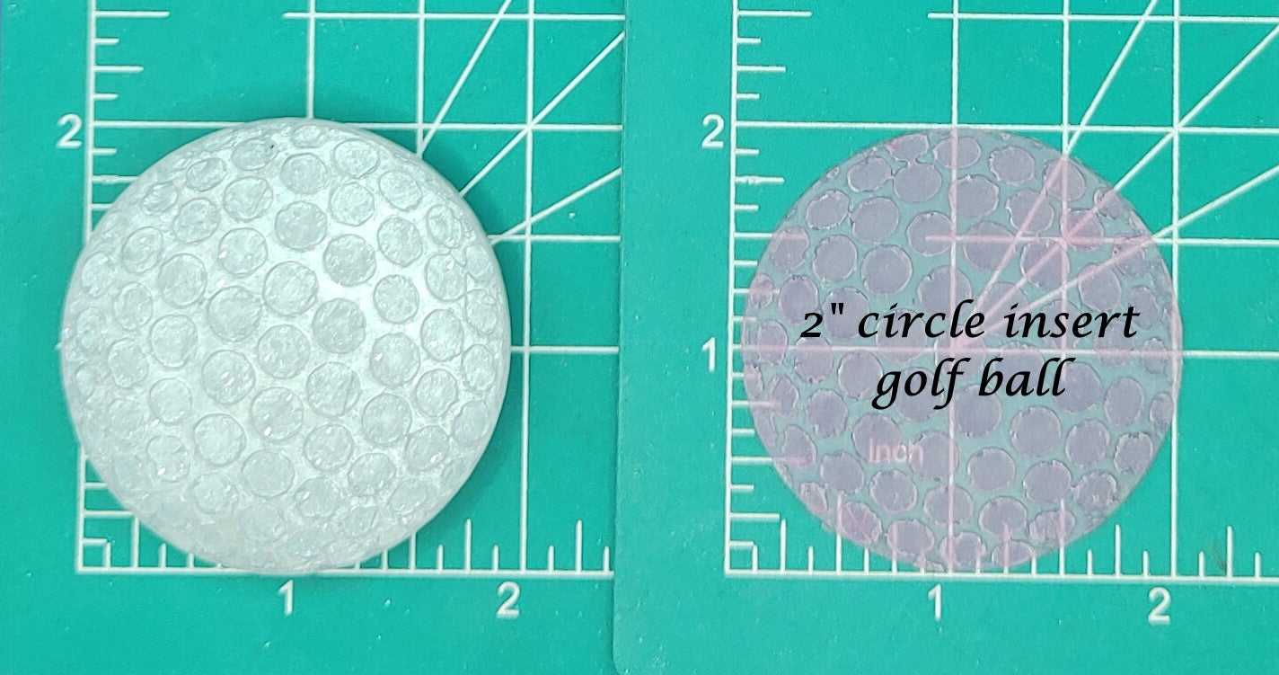 2" Circle Inserts - Silicone Freshie Mold