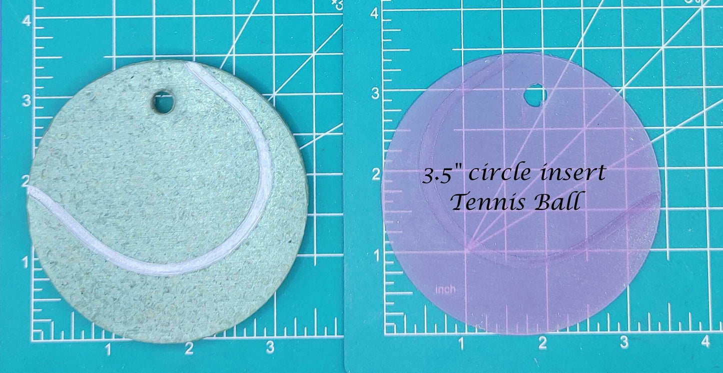 3.5" Circle Sports Ball Inserts - Silicone Freshie Mold - Silicone Mold