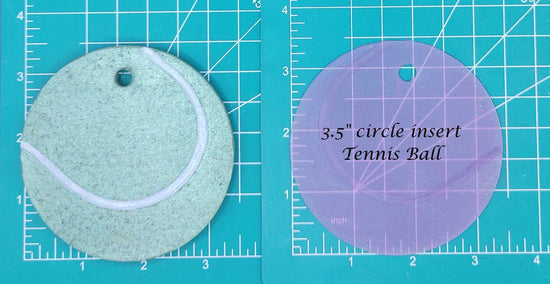 3.5" Circle Sports Ball Inserts - Silicone Freshie Mold