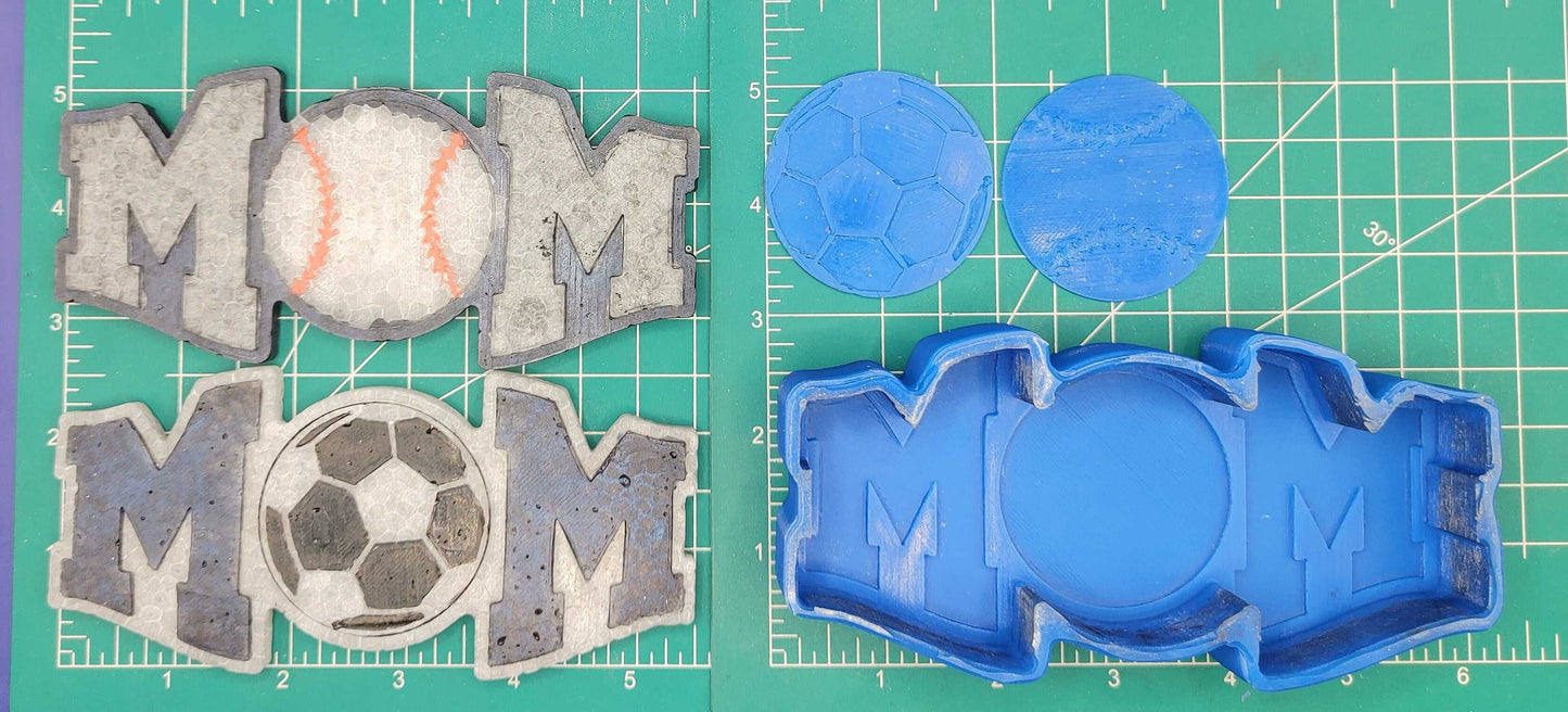 Mom for 2" Inserts or Cardstock - Silicone Freshie Mold