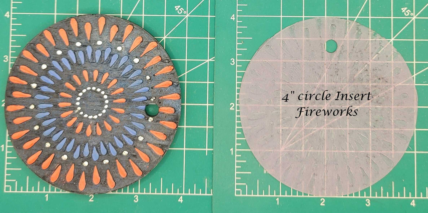 4" Circle Inserts - Silicone Freshie Mold