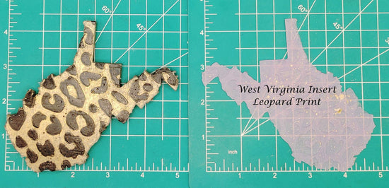 West Virginia Inserts- Silicone Freshie Mold - Silicone Mold