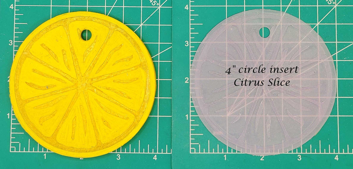 4" Circle Inserts - Silicone Freshie Mold