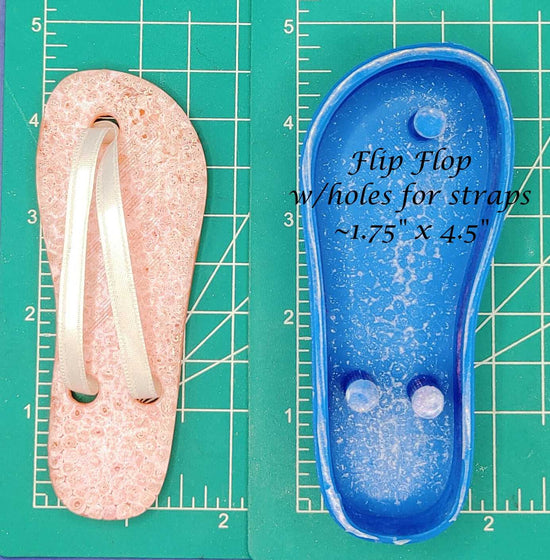 Flip Flop - Silicone Freshie Mold - Silicone Mold