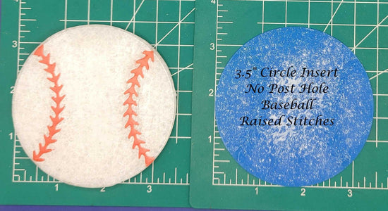 3.5" Circle Sports Ball Inserts - Silicone Freshie Mold