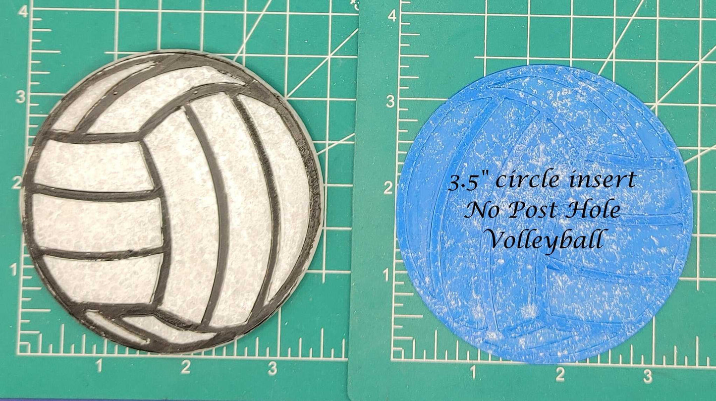 3.5" Circle Sports Ball Inserts - Silicone Freshie Mold