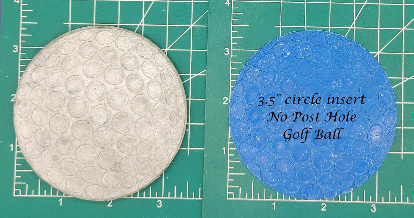 3.5" Circle Sports Ball Inserts - Silicone Freshie Mold