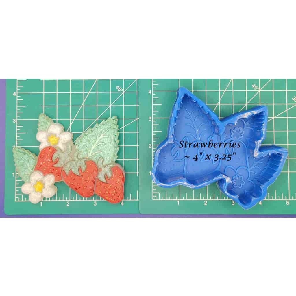 Strawberries - Silicone freshie mold
