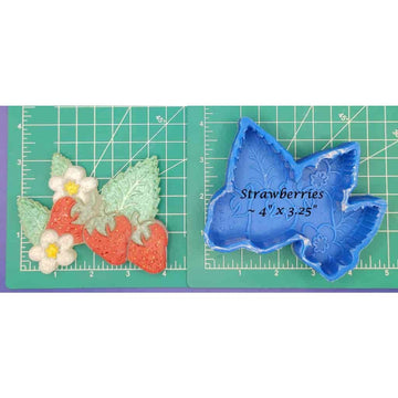 Strawberries - Silicone freshie mold