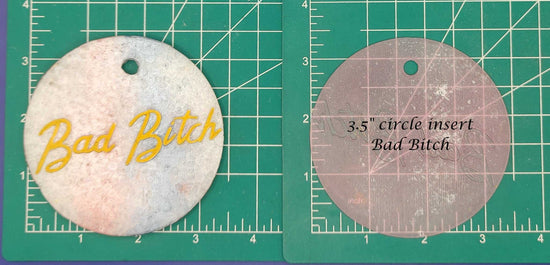 3.5" Circle Inserts - Quotes and Sayings - Silicone Freshie Mold