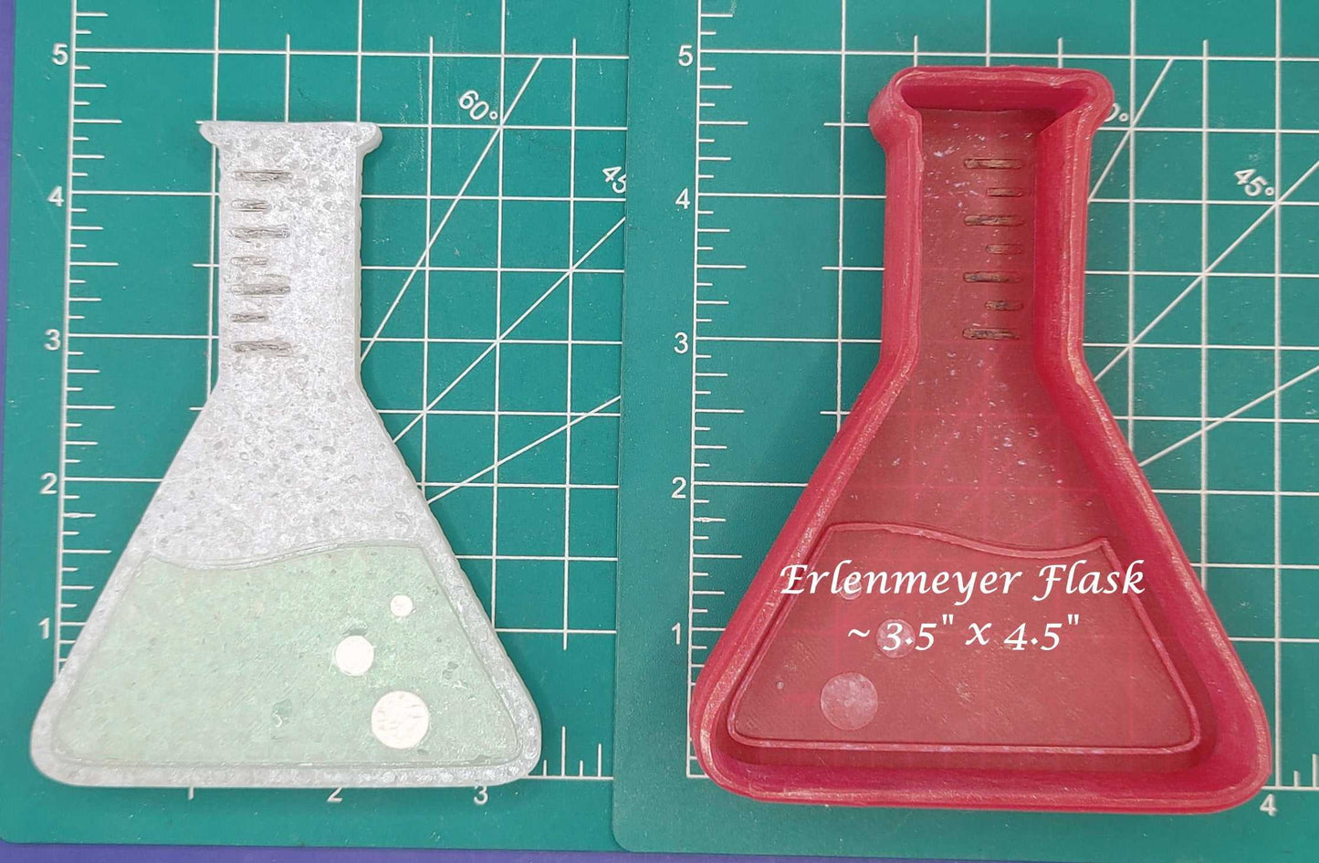 Erlenmeyer Flask Silicone Freshie Mold