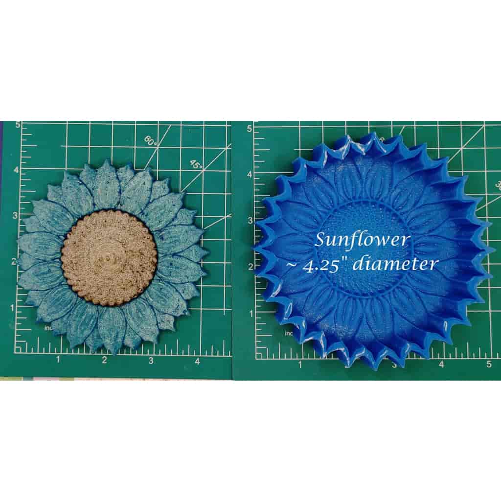 Sunflower Silicone Freshie Mold (4.25")