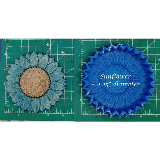 Sunflower 4.25" - Silicone Freshie Mold - Silicone Mold