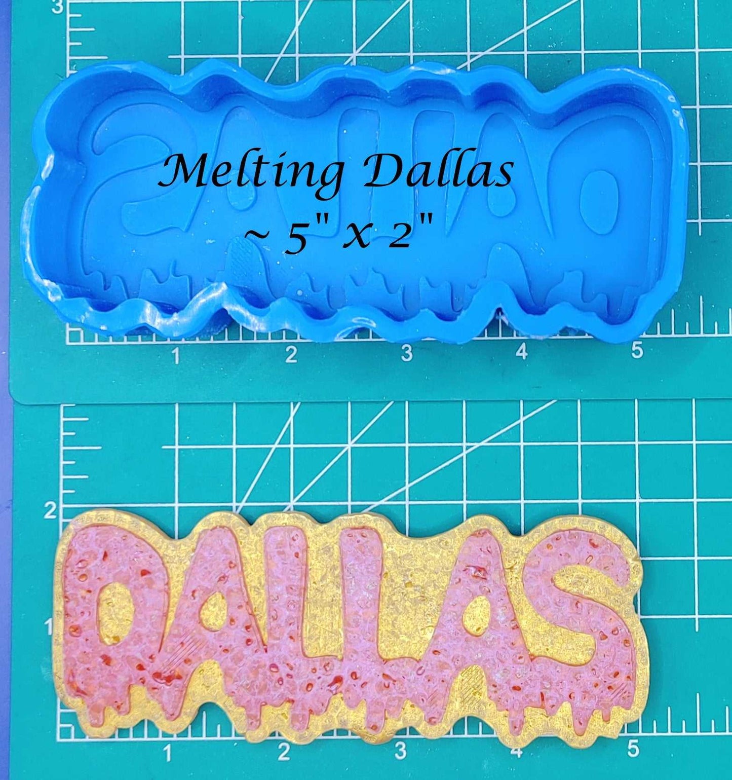 Melting Dallas - Silicone Freshie Mold